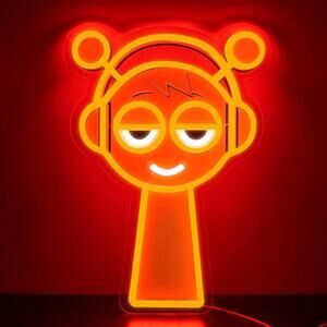 Oren Neon Sign Sprunki Night Light Room Wall Decoration